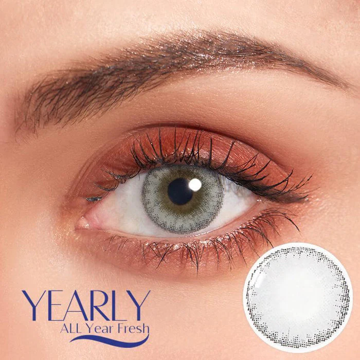 1-Day 10Pcs Three Tone Sterling grey Color Contact Lenses