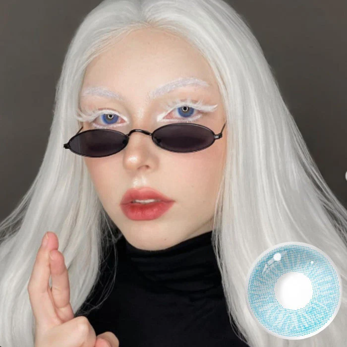 1-Day 10Pcs Lee Bible Blue Daily Disposable 10Pcs Color Contact Lenses