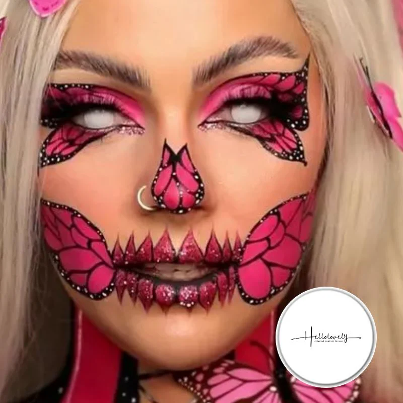 White Out Halloween Color Contact Lenses