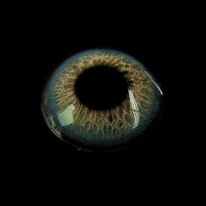 Rainbow Iris Blue Color Contact Lenses【Prescription】