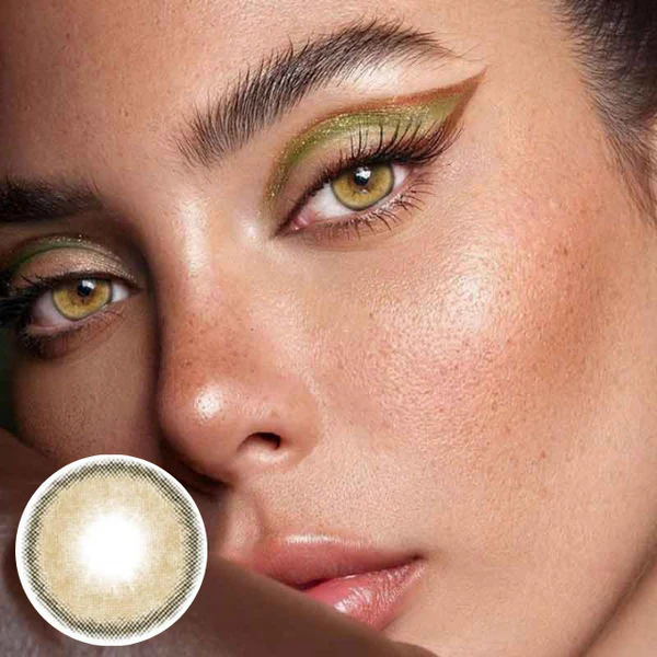 Rainbow Bassia Brown Color Contact Lenses【Prescription】