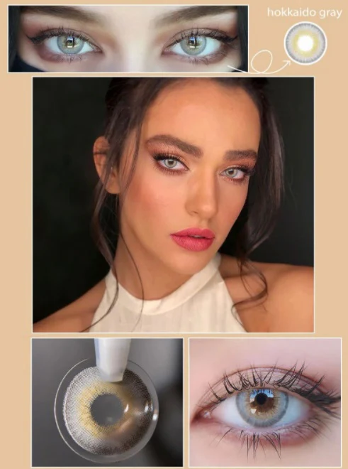 【NEW】La Girl Gray Color Contact Lenses
