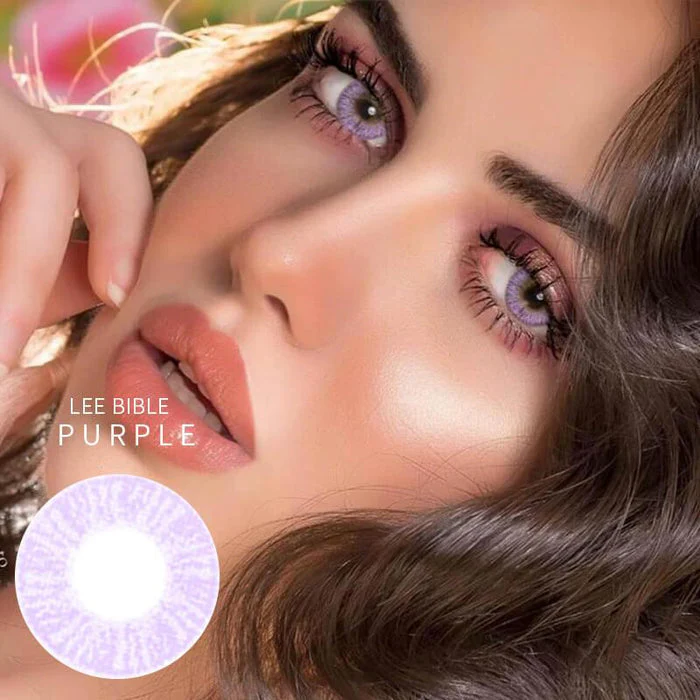 Lee Bible Purple Color Contact Lenses