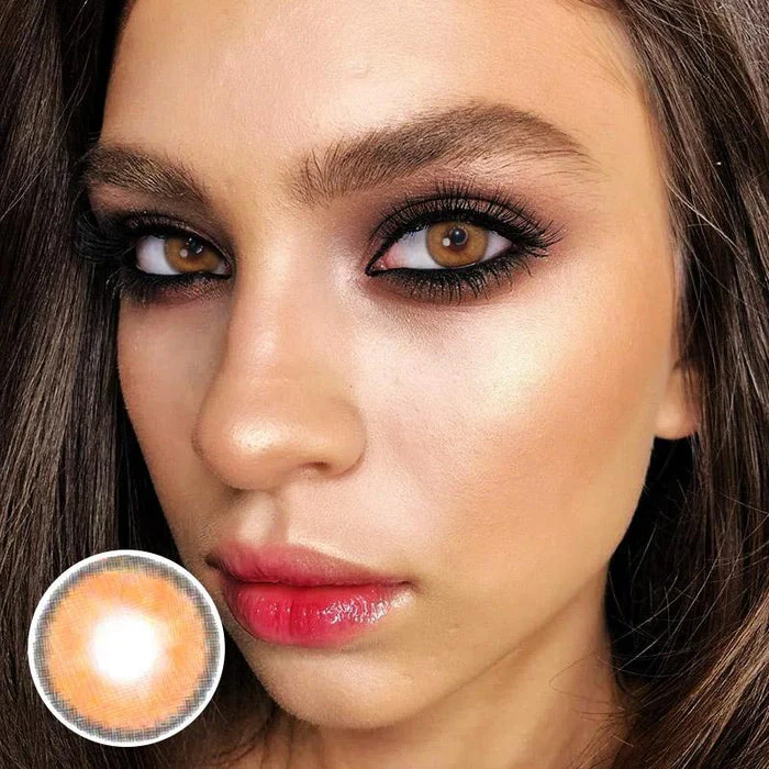 1-Day 10Pcs Sorayama Brown Color Contact Lenses