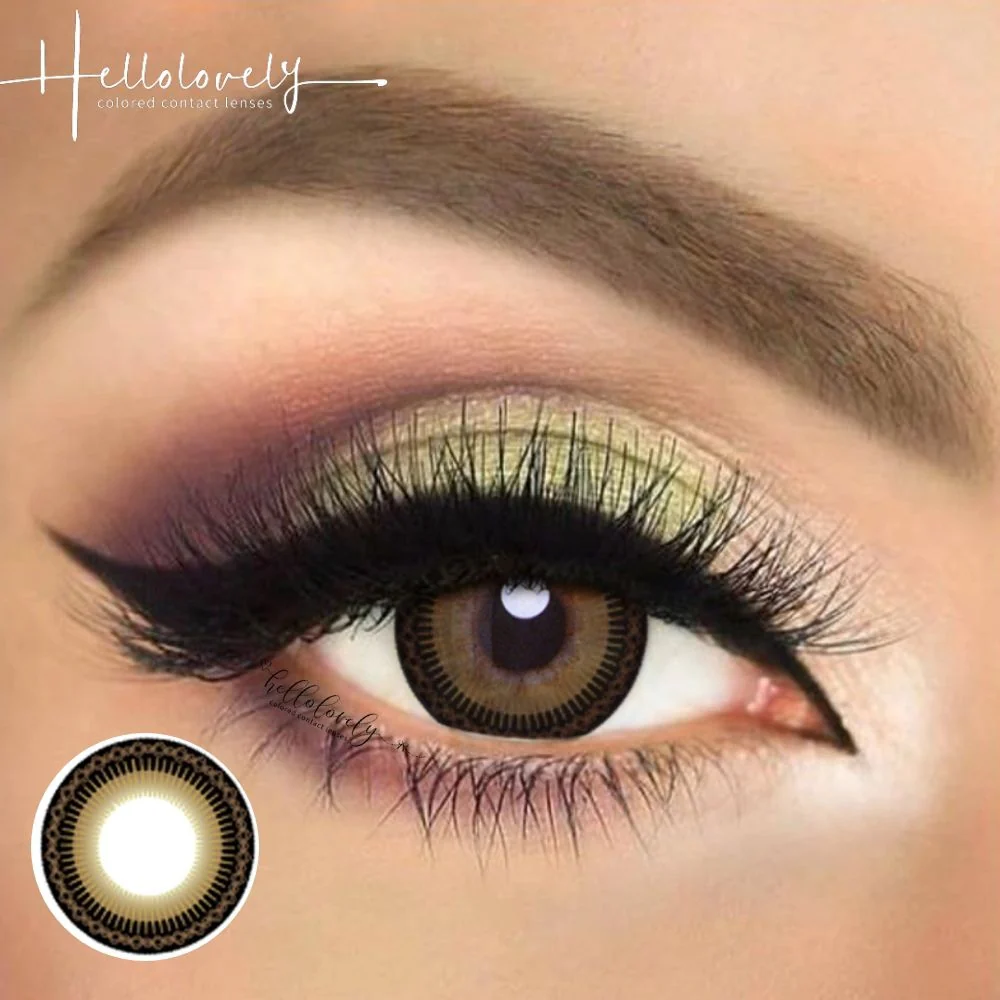 Ferris Wheel Brown Color Contact Lenses