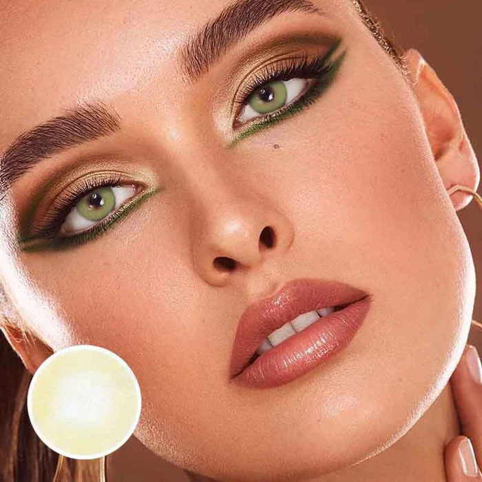 Polar Light Yellow Green Color Contact Lenses