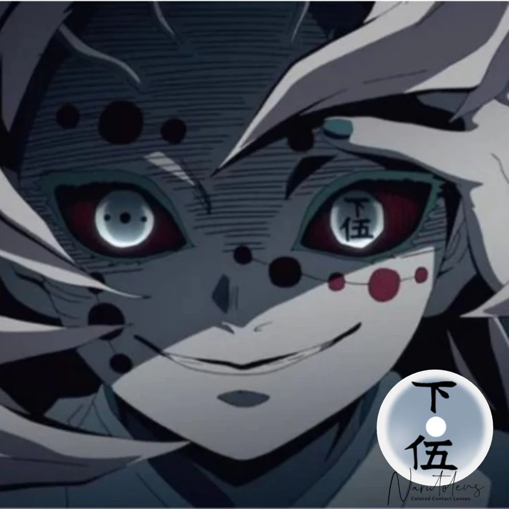 Demon Slayer Ayaki Rui Cosplay Color Contact Lenses