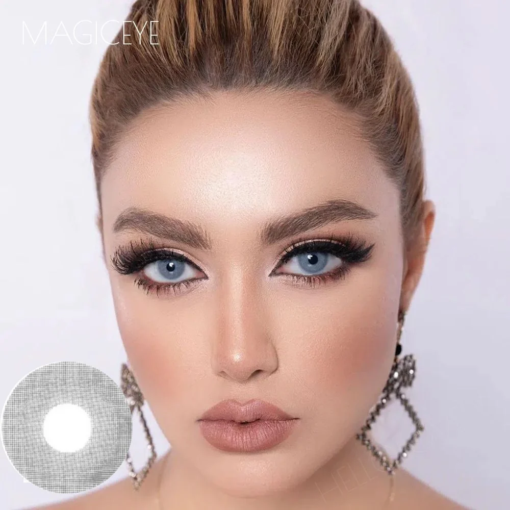 1-Day 10Pcs Pixie Grey Daily Disposable 10Pcs Color Contact Lenses