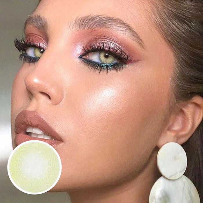 Polar Light Yellow Green Color Contact Lenses