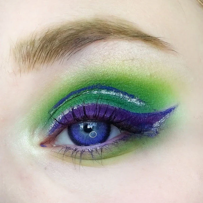 1-Day 10Pcs Egypt Purple Daily Disposable 10Pcs Color Contact Lenses 【Prescription】