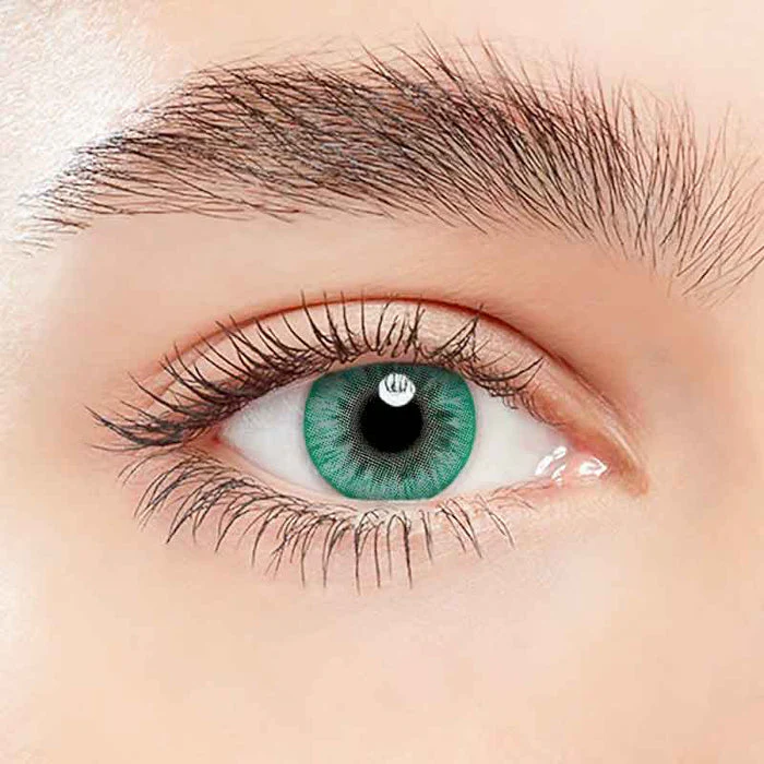 1-Day 10Pcs Glacier Green Daily Disposable 10Pcs Color Contact Lenses