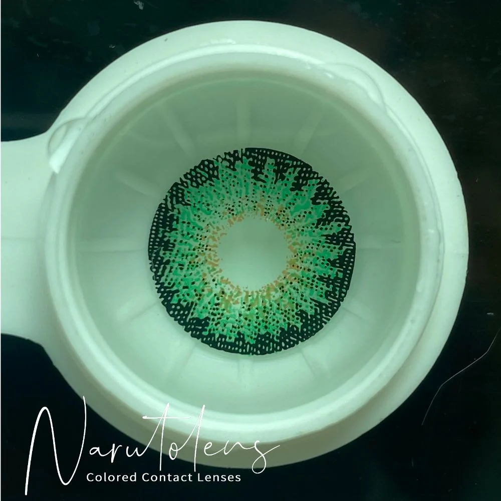 Forest Ember Diamond Green Color Contact Lenses