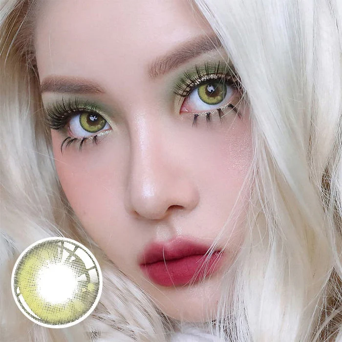 Girl Tears Brown Color Contact Lenses