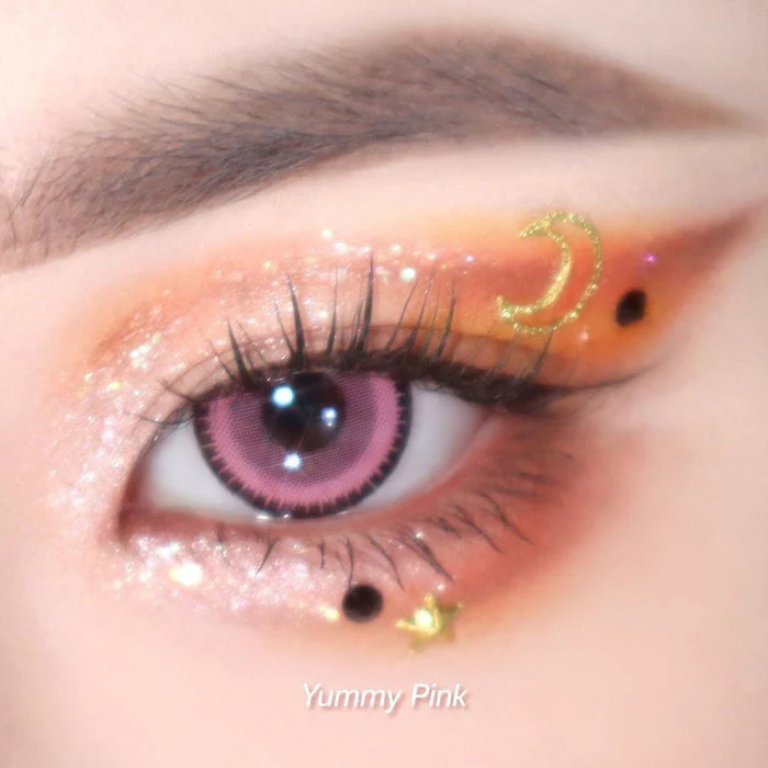 1-Day 10Pcs Yummy Pink Color Contact Lenses