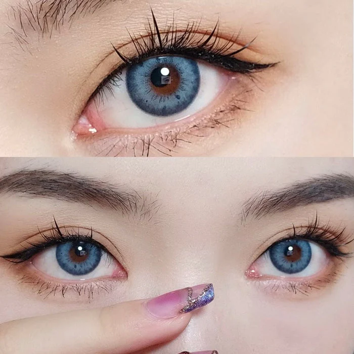 1-Day 10Pcs HC Blue Color Contact Lenses