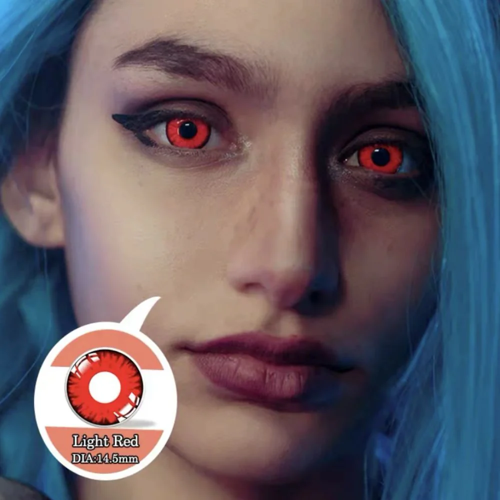 Red Twilight Halloween Contact Lenses