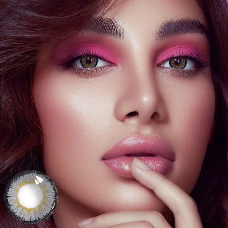 【NEW】Ice Snow Grey Daily Disposable 10Pcs Color Contact Lenses