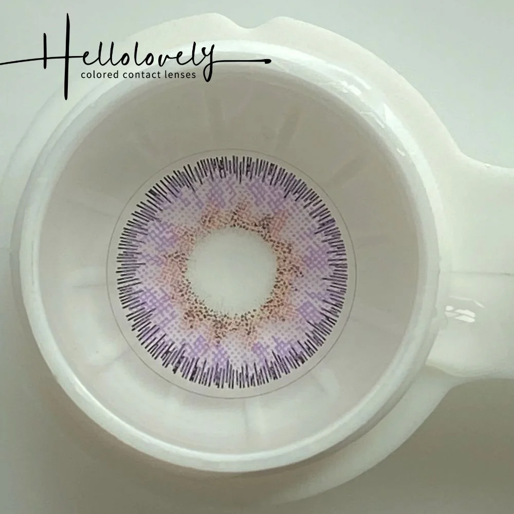 Angel Ice Purple Color Contact Lenses【Prescription】