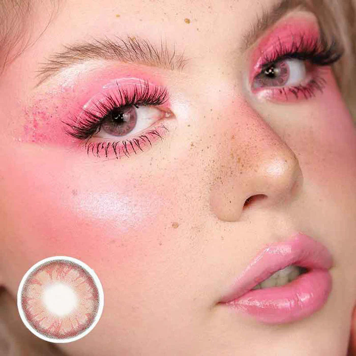 GEM Pink Color Contact Lenses