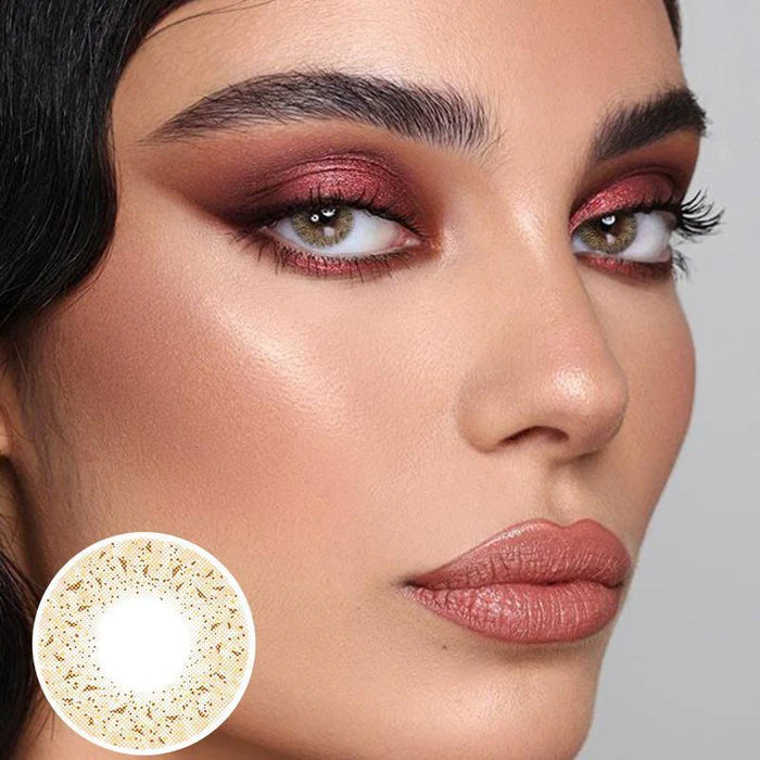 Blinking Brown Cosplay Contact Lenses