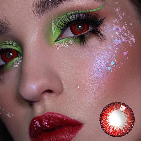 Mystery Red Color Contact Lenses