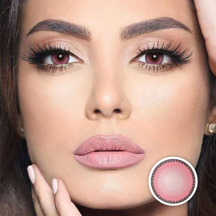 1-Day 10Pcs Yummy Pink Color Contact Lenses