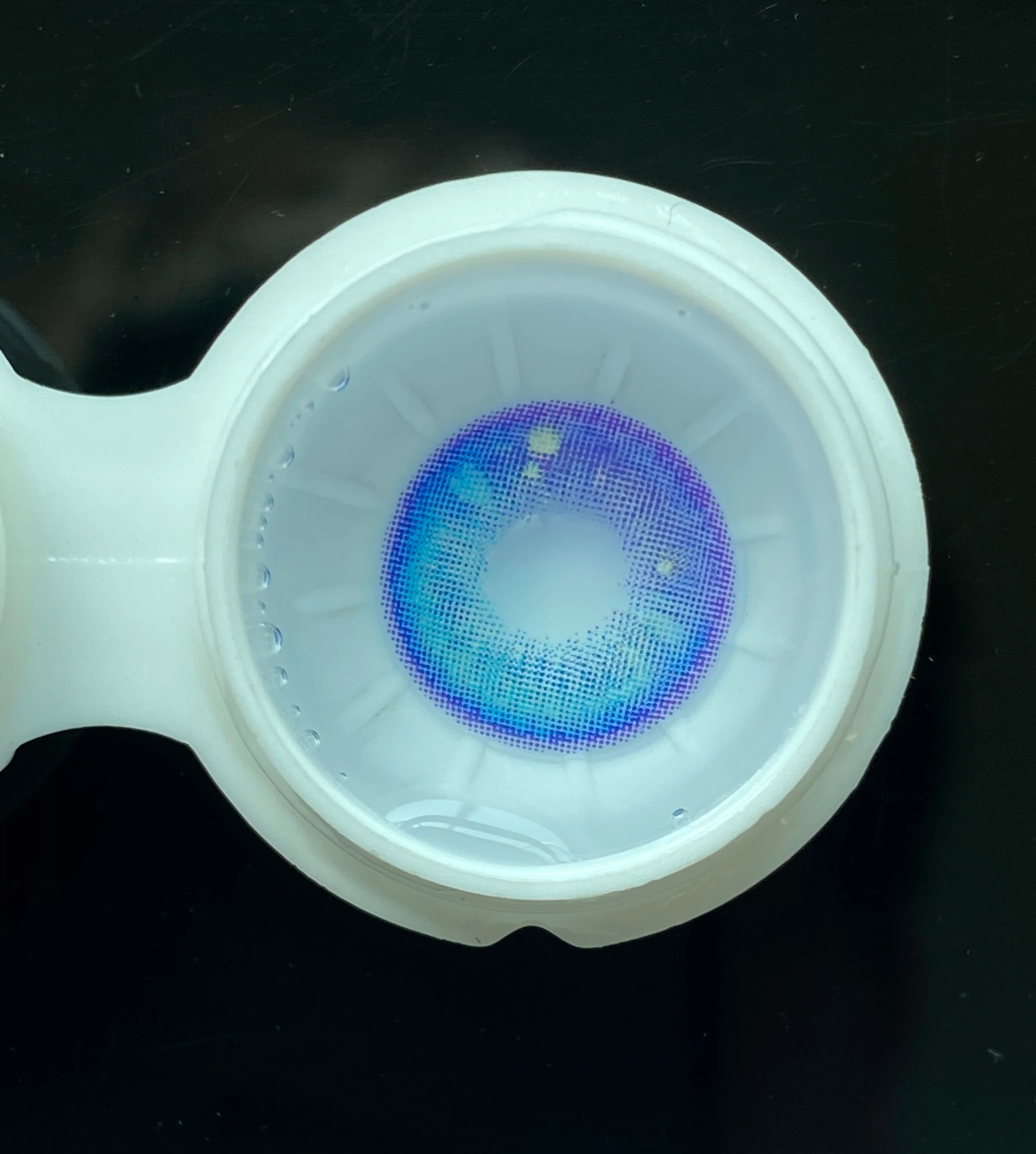 【HOT】Girl Tears Blue Color Contact Lenses