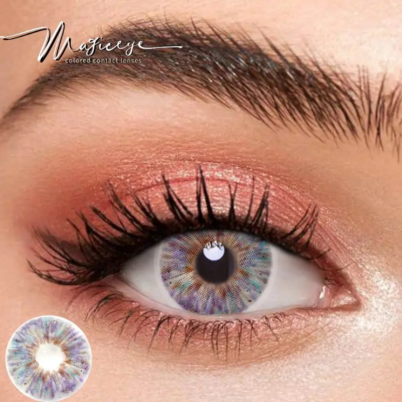Monet Blue Soft Contact Lenses