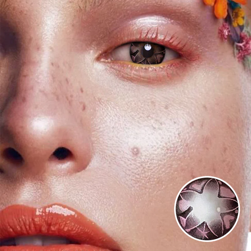 Undine Pink Colored Contact Lenses