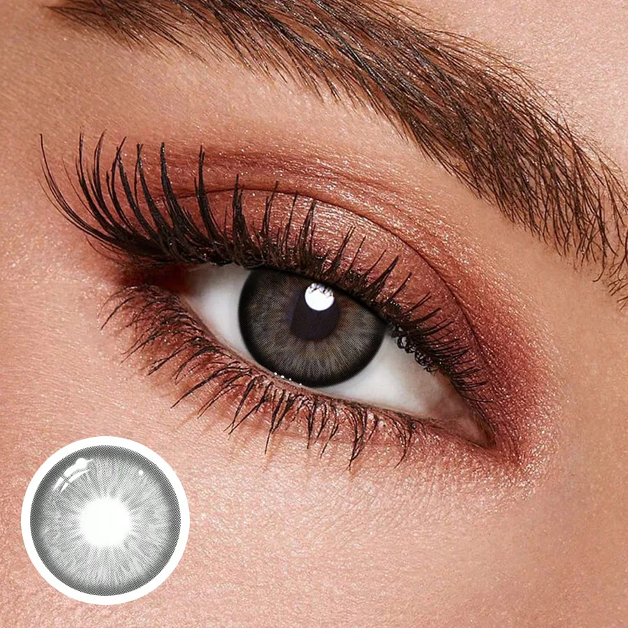 1 Pair Magic Pop Cosmetic Contact Lens Purple Disposable Eye Makeup 14.2mm Natural Lenses