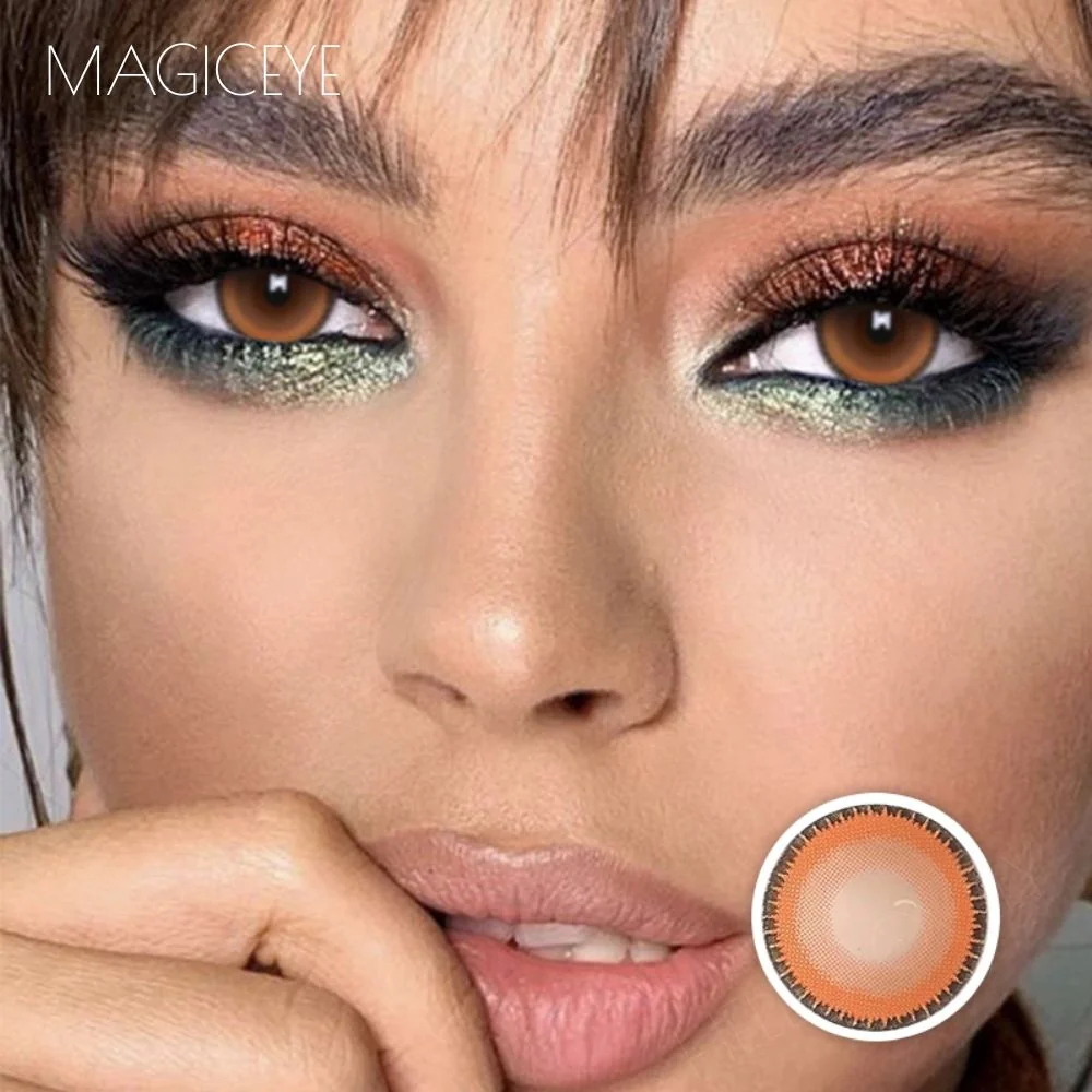 Yummy Brown Daily Disposable 10Pcs Color Contact Lenses
