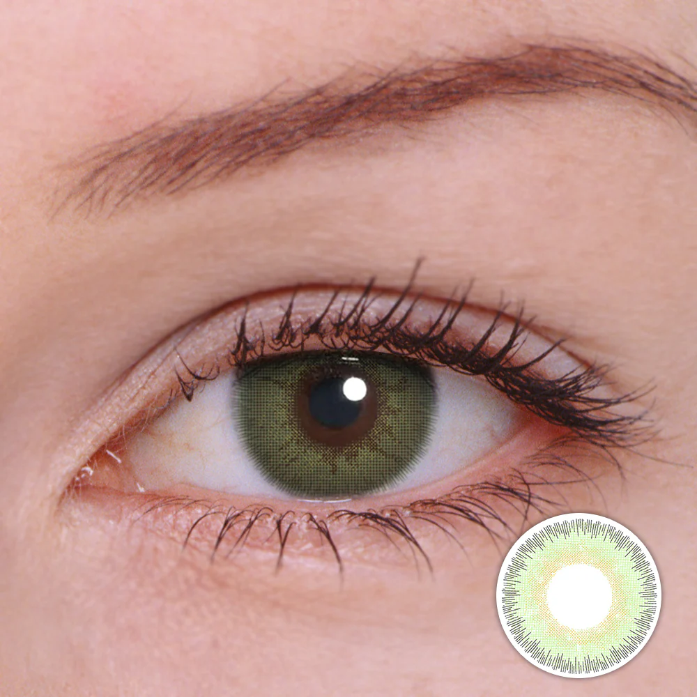 Elite Sandy Green Color Contact Lenses