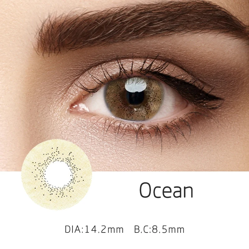 Ocean Jade Color Contact Lenses【Prescription】