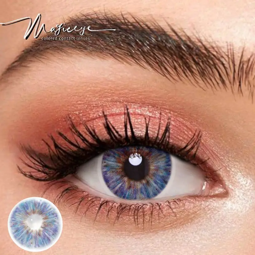 Monet Blue Soft Contact Lenses