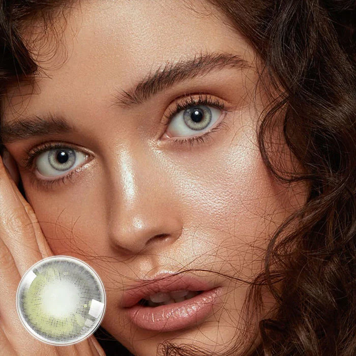 Girl Tears Brown Color Contact Lenses