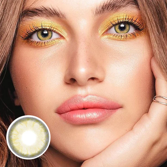 Rose Brown Color Contact Lenses