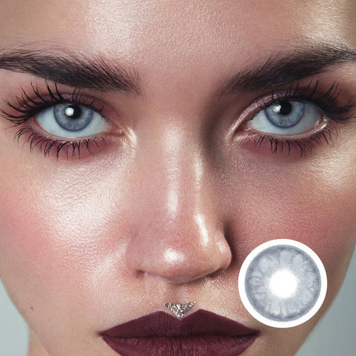 【NEW】GEM Blue Gray Color Contact Lenses