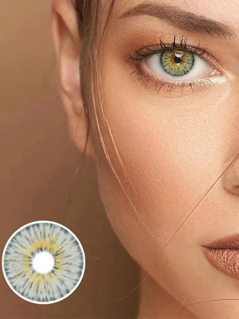 Color contact lenses 1 pair of annual color multi-color contact lenses for eye beauty makeup contact lenses