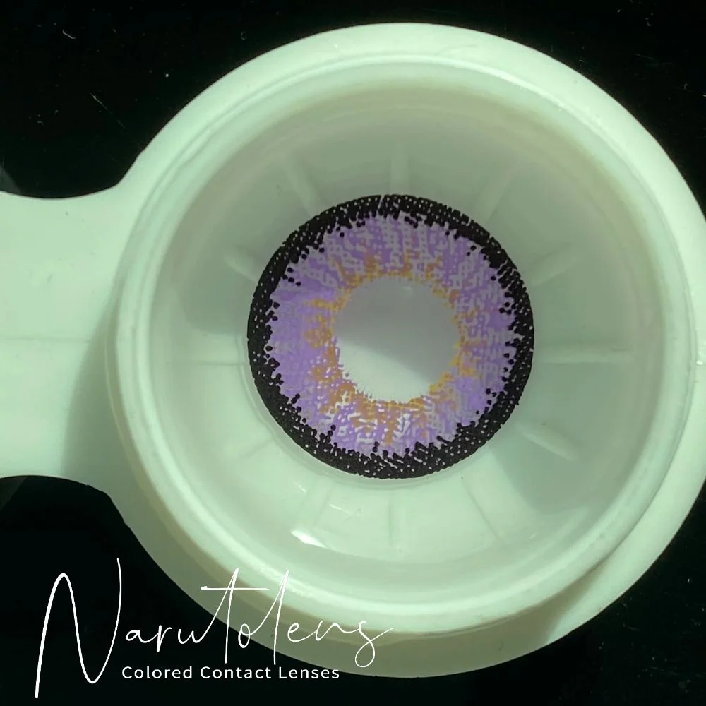 【NEW】Ice Snow Purple Daily Disposable 10Pcs Color Contact Lenses