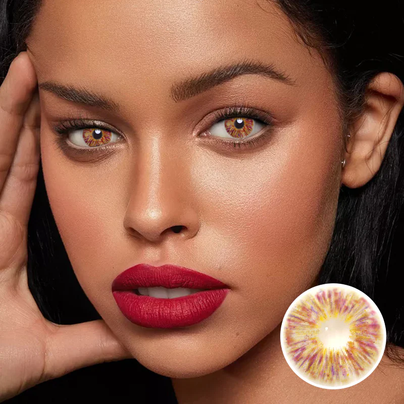 【2023 NEW】Monet Pink Colored Contact Lenses