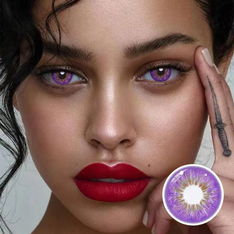 Wildness Purple Color Contact Lenses