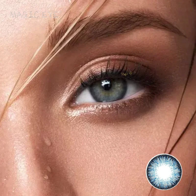 【NEW】Egypt Blue Daily Disposable 10Pcs Color Contact Lenses【High Prescription】