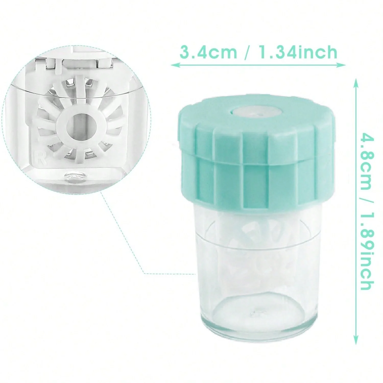 5 PCS Manually Contact Lens Washer Cleaner