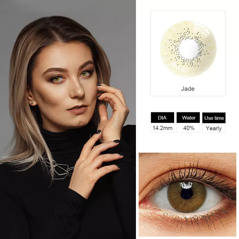 Ocean Jade Color Contact Lenses【Prescription】