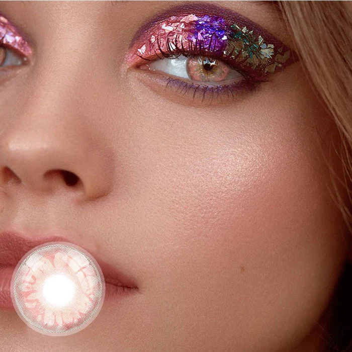 GEM Pink Color Contact Lenses