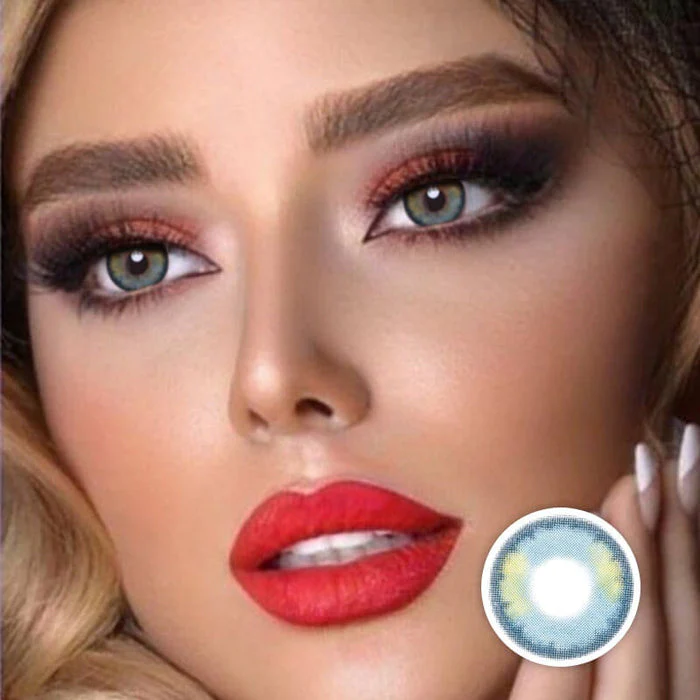 Cherry Blue Color Contact Lenses