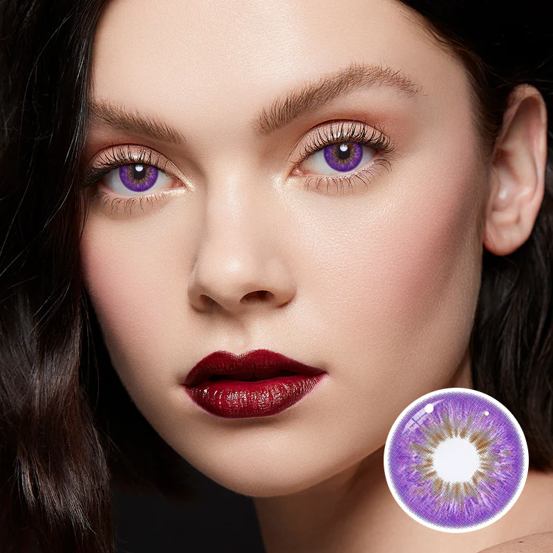 Wildness Purple Color Contact Lenses