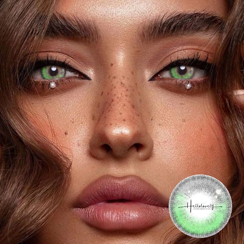【HOT】Girl Tears Green Daily Disposable 10Pcs Color Contact Lenses
