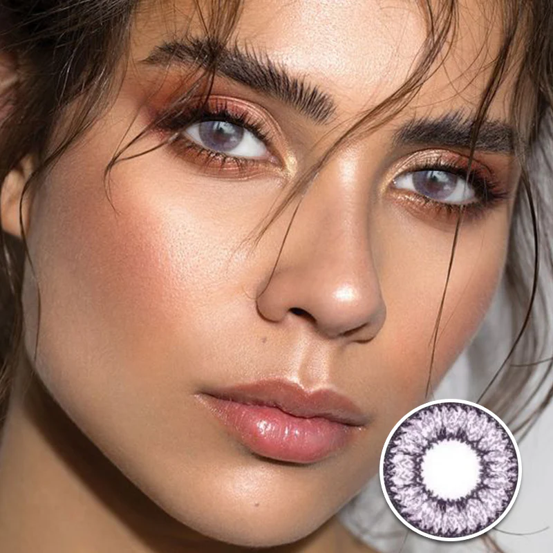 Angel Purple G204 Color Contact Lenses 【Prescription】