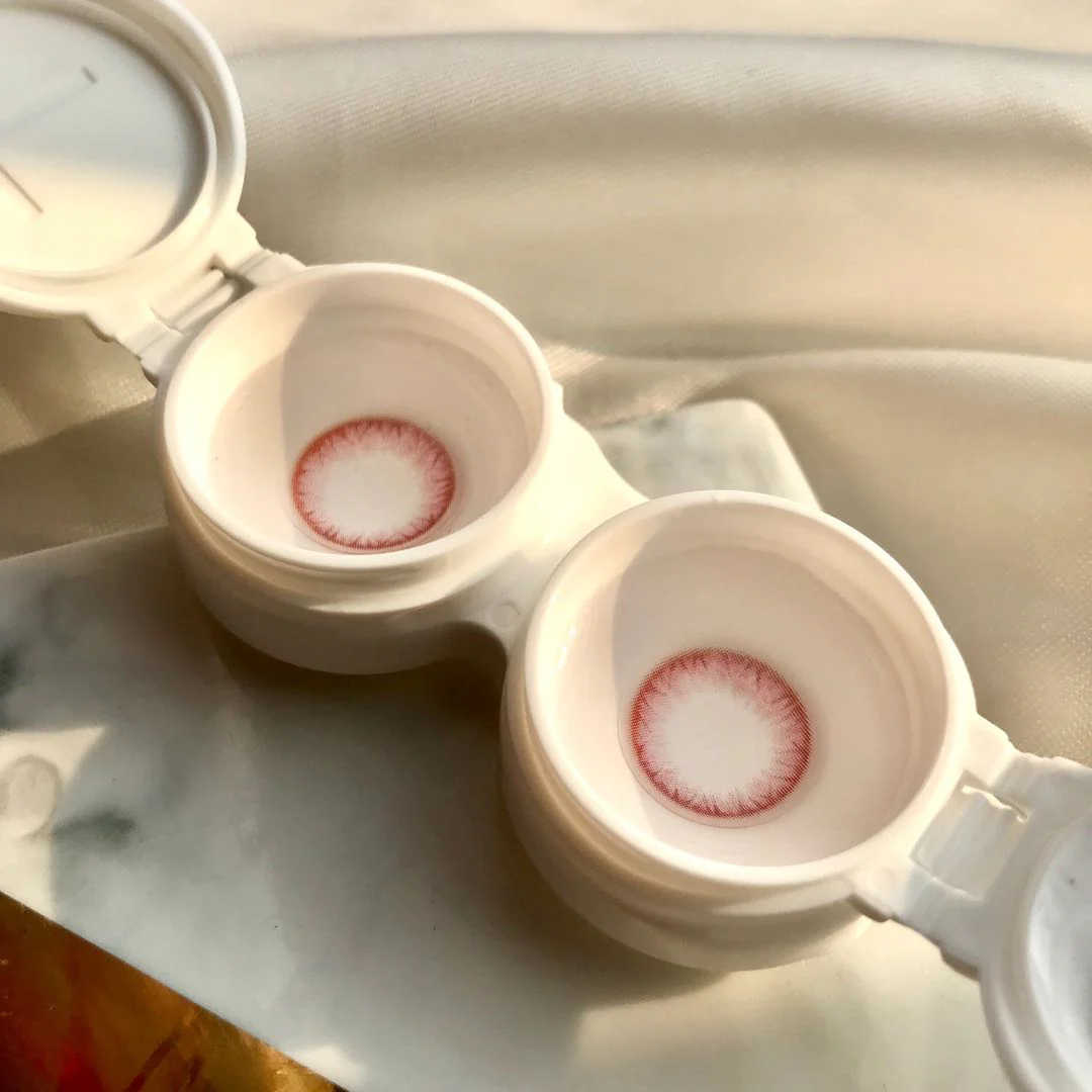 Mermaid Gold Pink Prescription Colored Contact Lenses